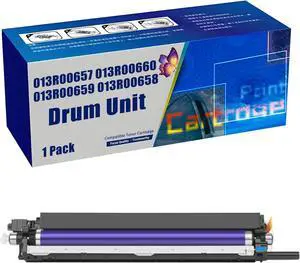 High Yield 013R00657 013R00660 013R00659 013R00658 Drum Unit Replacement for Xerox WorkCentre 7220 7225 7120 7125 Printer Cyan 1 Pack