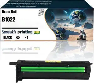Replacement Parts Drum Unit B1022 Compatible with Xerox B1022 B1025 Printers, Contains Chip and Clear Printing (1 Pack Black)