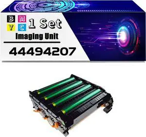 44494207 Imaging Unit is Compatible for Okidata OKI CX2731MFP CX2731 Printers, High Yield 30000 Pages, with Chip for Long-Lasting Durability (1 Set)