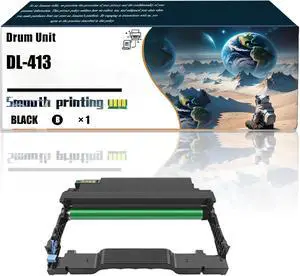 Replacement Parts Drum Unit DL-413 Compatible with Pantum P3305DN P3307DN M7105DN M7107DN Printers, Contains Chip and Clear Printing (1 Pack Black)
