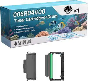 006R04400 Toner Cartridges+Drum Unit Compatible for Xerox B225 B235 B230 Printers, Capacity 4000 Pages, with Chip, Stable Output (1 Pack Black)