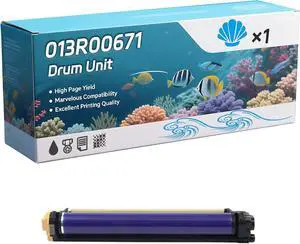 013R00671 Drum Unit Compatible for Xerox C700i C700 Colour C75 j75 Printers, Capacity 80000 Pages, with Chip, Stable Output (1 Pack Cyan)