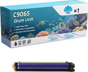 C9065 Drum Unit Compatible for Xerox PrimeLink C9065 C9070 Printers, Capacity 80000 Pages, with Chip, Stable Output (1 Pack Cyan)
