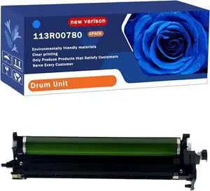 113R00780 Drum Unit Compatible for Xerox VersaLink C7020 C7025 C7030 Printers, Capacity 87000 Pages, with Chip, Stable Output (1 Pack Cyan)