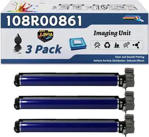 Work for Xerox Phaser 7500 7500N 7500DN Printers, Replacement for Xerox 108R00861 Imaging Unit, Capacity of 90000 Pages (3 Pack Black)