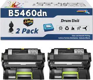 Work for Dell B5460dn B5465dnf S5830dn Smart Printer Printers, Replacement for Dell B5460dn Drum Unit, Capacity of 100000 Pages (2-Pack Black)