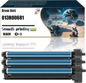 Replacement Parts Drum Unit 013R00681 Compatible with Xerox AltaLink C8230 C8235 C8245 C8255 C8270 Printers, Contains Chip and Clear Printing (3 Pack Black)