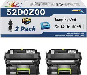 Work for Lexmark MS710dn MS711dn MS810de MS810dn MS810dtn MS810n MS811dn MS811dtn MS811n Printers, Replacement for Lexmark 52D0Z00 Imaging Unit, Capacity of 200000 Pages (2-Pack Black)