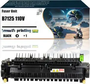 Replacement Parts Fuser Unit B7125 110V Compatible with Xerox VersaLink C7030 C7120 C7125 C7130 Printers, Contains Chip and Clear Printing (Black)