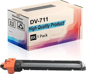 DV-711 Developer Assembly Compatible for Konica Minolta bizhub 654 654e 754 C654 C654e C754 C754e Printers, High Yield 200000 Pages, Print More Pages (1 Pack Black)