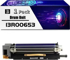 13R00653 Drum Unit is Compatible for Xerox 4110 4112 4127 4590 4595 Printers, High Yield 40000 Pages, with Chip for Long-Lasting Durability (1 Pack Black)
