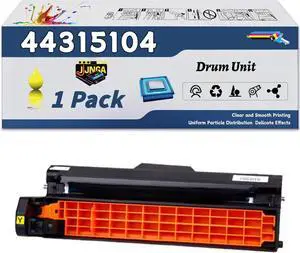 44315104 Drum Unit is Compatible for Okidata OKI C610CDN C610DN C610DTN C610N Printers, with a Capacity of 30000 Pages and a Very Good Printing Experience (1 Pack Yellow)
