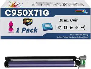 C950X71G Drum Unit is Compatible for Lexmark C950de X950de X952dte X954dhe Printers, with a Capacity of 219000 Pages and a Very Good Printing Experience (1 Pack Magenta)