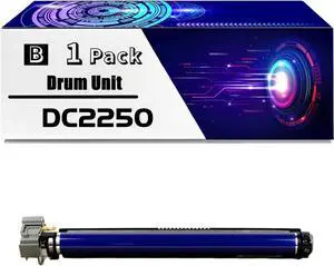 DC2250 Drum Unit is Compatible for Xerox Docu Print C2250 C2255 C3360 Printers, High Yield 50000 Pages, with Chip for Long-Lasting Durability (1 Pack Black)
