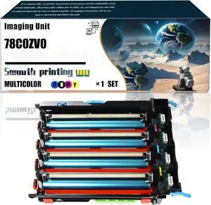 Replacement Parts Imaging Unit 78C0ZV0 Compatible with Lexmark CX421adn CX522ade CX622ade CX625adhe Printers, Contains Chip and Clear Printing (1 Set)