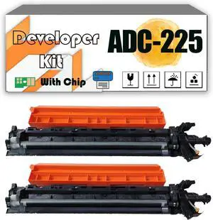 ADC-225 ADC225 Developer Kit Compatible for Aurora ADC265S ADC225 Printers, High Yield 300,000 Pages 2 pcs