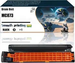 Replacement Parts Drum Unit MC873 Compatible with Okidata OKI C831DN C831N MC873DNX Printers, Contains Chip and Clear Printing (Black)