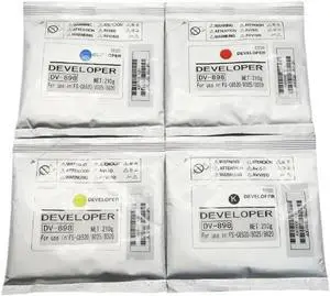 4pcs CMYK210g Developer Powder Compatible with FS-8520 8525 TA205 255 2550ci 2551ci Copier Replacement Parts