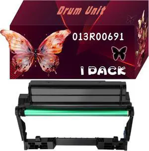 013R00691 Drum Unit Compatible for Xerox B225 B230 B235 Printers, with Chip, High Yield 12000 Pages, Bright Colors (1 Pack Black)