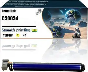 Compatible for Xerox DocuPrint C5005D C5000D Printers, C5005d CT350894 Drum Unit, Ultra-High Print Page Count with Chip 60000 Pages (Yellow)