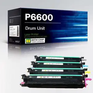 P6600 Drum Unit Compatible for Xerox C400 C405 Imaging Unit High Capacity Replacement for Xerox Phaser 6600 Workcentre 6605 6655 Versalink C400 C405 Printer,Sets-1 Pack