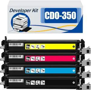 Compatible CDO-350 CDO350 Developer Kit, Work for Pantum CP2510DN CM7115DN CM700x CP2500DN CM7000FDN CP20xx CP231x CP250x CP251x CP50xx CM20xx CM711x Printers BYMC 4 pcs