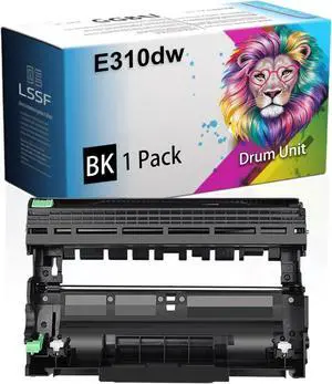 Compatible for Dell E310dw E514dw E515dn E515dw Printers, E310dw 593-BBKE WRX5T Drum Unit, Ultra-High Print Page Count with Chip 12000 Pages (Black)