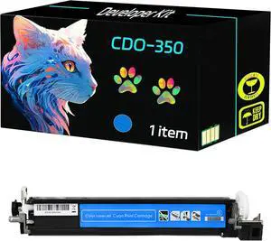 High Yield CDO-350 Developer Kit Compatible for Pantum CP2510DN CM7115DN CM700x CP2500DN CM7000FDN CP20xx CP231x CP250x CP251x CP50xx CM20xx CM711x Printers, Print Clearly (1 Pack Cyan)