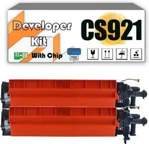 CS921 Developer Kit Compatible for Lexmark CS921 CS923 CX920 CX921 CX922 CX923 CX924 Printers, High Yield 200,000 Pages Black*2