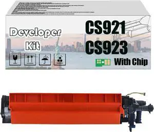 CS921 CS923 Developer Kit, Compatible for Lexmark CS921 CS923 CX920 CX921 CX922 CX923 CX924 PrintersHigh Print Volume with Chip Black*1