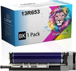 Compatible for Xerox 4110 4112 4127 4590 4595 Printers, 13R653 013R00646 Drum Unit, Ultra-High Print Page Count with Chip 480000 Pages (Black)