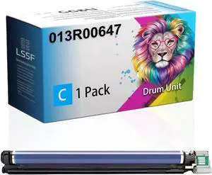 Compatible for Xerox WorkCentre 7425 WorkCentre 7428 WorkCentre 7435 Printers, 013R00647 Drum Unit, Ultra-High Print Page Count with Chip 100000 Pages (Cyan)