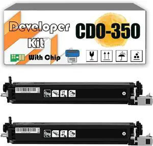 CDO-350 CDO350 Developer Kit Compatible for Pantum CP2510DN CM7115DN CM700x CP2500DN CM7000FDN CP20xx CP231x CP250x CP251x CP50xx CM20xx CM711x Printers Black*2