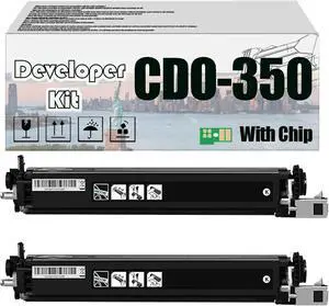 CDO-350 CDO350 Developer Kit, Compatible for Pantum CP2510DN CM7115DN CM700x CP2500DN CM7000FDN CP20xx CP231x CP250x CP251x CP50xx CM20xx CM711x Printers Black*2