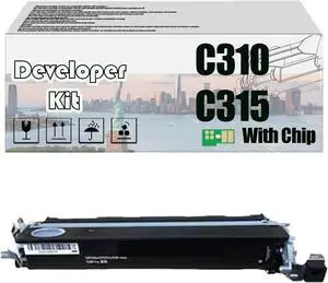 C310 C315 Developer Kit, Compatible for Xerox C310 C310DNI C315 C315DNI PrintersHigh Print Volume with Chip Black*1