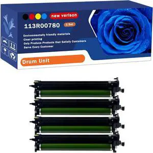 113R00780 Drum Unit Compatible for Xerox VersaLink C7020 C7025 C7030 Printers, High Yield 87000 Pages, with Chip (Multicolor)