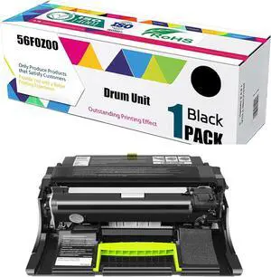56F0Z00 Drum Unit Compatible for Lexmark B2338dw B2442dw B2546dw B2650dw M1242 M1246 M3250 MB2338adw MB2442adwe MB2546adwe Printers, High Yield 60000 Pages, with Chip (Black)