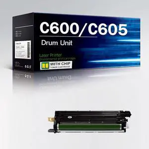 C600 C605 Compatible for Xerox C600 C605 108R01488 108R01487 108R01486 108R01485 Drum Unit Replacement for Xerox Versalink C600 C605 Printer,40000 Pages,Black-1 Pack