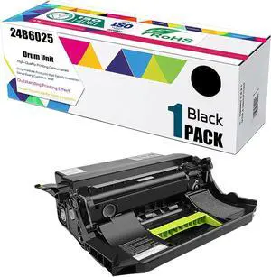Compatible for Lexmark M5155 M5163 M5170 XM5163 XM5170 XM5263 XM7155 XM7155X Printer, 24B6025 Drum Unit (with chip) , High Yield 100000 Pages, Convenient to Install Eco (Black)