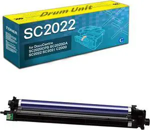 Compatible for Xerox SC2022 Drum Unit,Work with DocuCentre SC2020CPS SC2020DA SC2022 SC2021 C2000 Printer Cyan 1 Pack