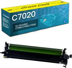 Compatible for Xerox C7020 Drum Unit,Work with Versalink C7020 C7025 C7030 Printer Cyan 1 Pack