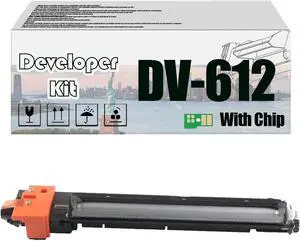 DV-612 DV612 Developer Kit, Compatible for Konica Minolta Bizhub C452 C552 C552DS C652 C652DS PrintersHigh Print Volume with Chip 1 pcs