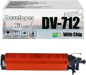DV-712 DV712 Developer Kit, Compatible for Konica Minolta Bizhub C659 C759 PrintersHigh Print Volume with Chip 1 pcs