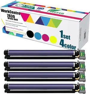 Compatible for Xerox WorkCentre 7830 7835 7845 7855 7970 Printer, WorkCentre 7830 Drum Unit (with chip) , High Yield 100000 Pages, Convenient to Install Eco 013R00662 (Multicolour)