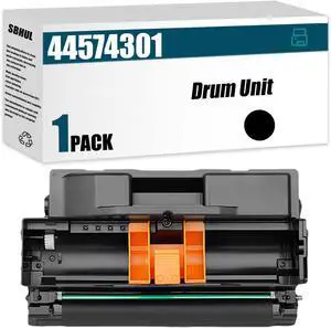 44574301 Drum Unit (with chip) Compatible for OKI Data B411D B411DN B412DN B431D B431DN B432DN B512DN Printer, High Yield 25000 Pages, Convenient to Install Eco (Black)