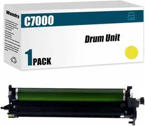 C7000 Drum Unit (with chip) Compatible for Xerox VersaLink C7000 C7000DN C7000N Printer, High Yield 80000 Pages, Convenient to Install Eco 113R00782 (Yellow*1)