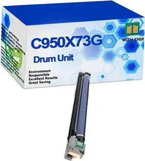 C950 Compatible C950X71G C950X73G Drum Unit Printing 80000 Pages Replacement for Lexmark C950 X950 X952 X954 Printer,Cyan-1 Pack C950 Compatible C950X71G C950X73G Drum Unit Printing 80000 Pages Replacement for Lexmark C950 X950 X952 X954 Printer,Cyan-1 Pack