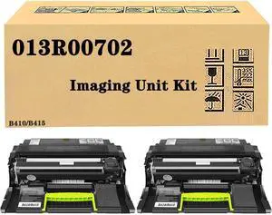 Compatible 013R00702 Black Imaging Unit Kit Replacement for Xerox B410 B415 Printer, High Yield 75,000Pages 2Pack