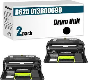 B625 Drum Unit (with chip) Compatible for Xerox B625 013R00699 use for VersaLink B625 Printer High Yield 100000 Pages Convenient to Install Eco-Friendly (Black 2Pack)