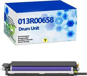 Compatible for Xerox 7120 Drum Unit Replacement, Unit Work with WorkCentre 7120 7125 7220 7225, 013R00657 013R00658 013R00659 013R00660 Drum Cartridge,Yellow-55000 Pages